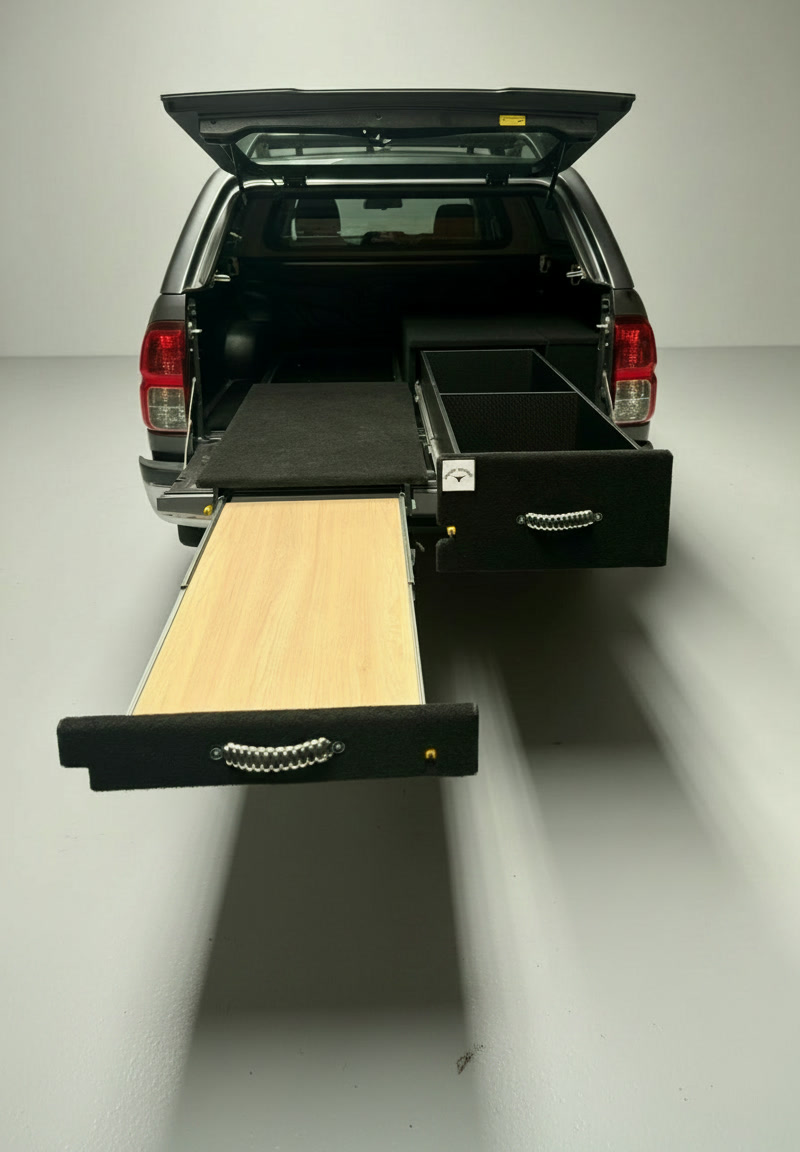 Bandit's Drawer + Fridge Slide + Slide-Out Table